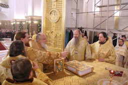 Архиерейская хиротония за Божественной литургией в Калининграде 