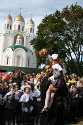 Протоиерей Сергий Коротких во время торжественного мероприятия