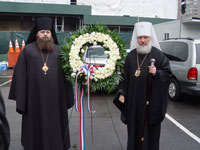 Епископ Меркурий и Митрополит Кирилл на праздновании 100-летия Свято-Николаевского собора в Нью-Йорке