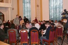 Традиционно на Сретение в Калининграде собирается православная молодежь