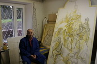 Икона Рождества Христова для иконостаса собора