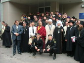 Участники учебно-методических сборов в Калининграде. Фотография на память