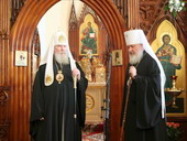 Святейший Патриарх в Свято-Никольском монастыре