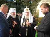 Встреча Патриарха с руководителями строительства Свято-Андреевского храма