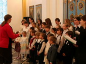 Фото 4. Выступление детского хора Кафедрального собора Христа Спасителя г.Калининграда